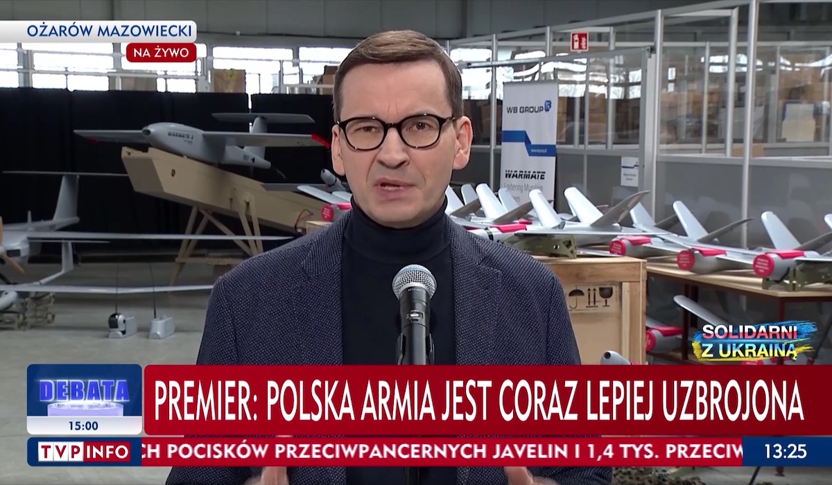 Premier Morawiecki snuje plany: "musimy mieć tak silną armię, aby odstraszała" i chwali, że już jest dobrze