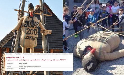 Robert Winnicki złożył interpelację, żeby bicie kukły Judasza wpisać na listę dziedzictwa UNESCO