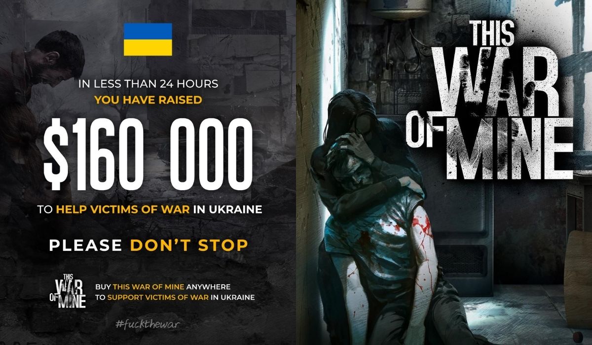 Sprzedaż gry This War of Mine miała wspomóc Ukrainę, rosyjscy i chińscy gracze próbowali pogrążyć ją na Steamie