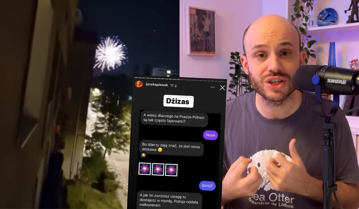 Śpiewak: dilerzy w Warszawie puszczają fajerwerki, żeby dać znać o nowych dostawach