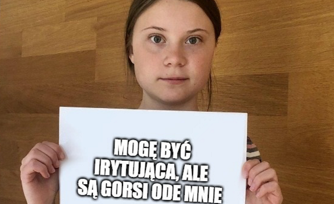 Firma paliwowa przygotowała i rozprowadzała naklejki z gw*łconą Gretą Thunberg