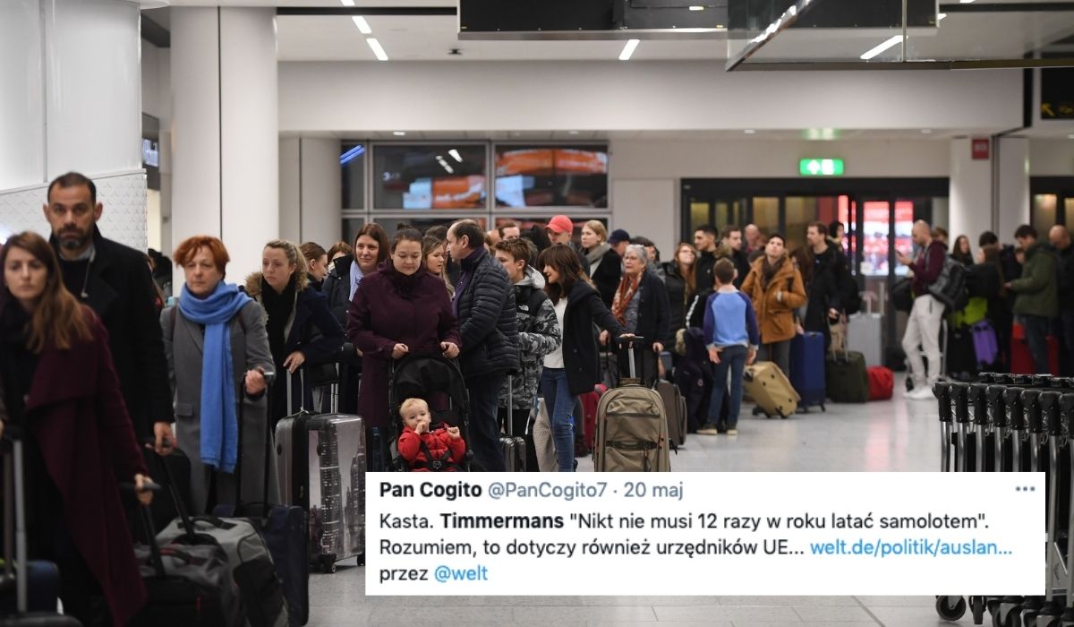 Unijna dyskusja o podróżach samolotem: "nikt nie musi latać 12 razy w roku"