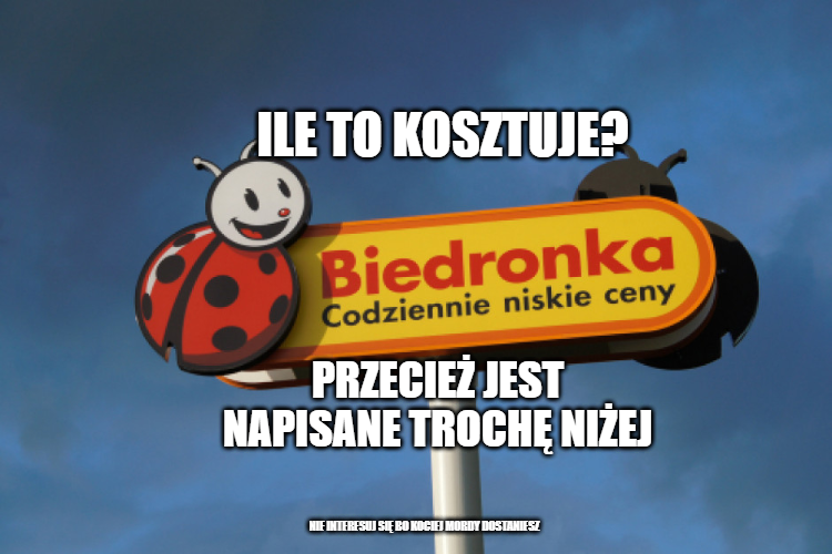 Biedronka ukarana za złą widoczność cen w sklepach