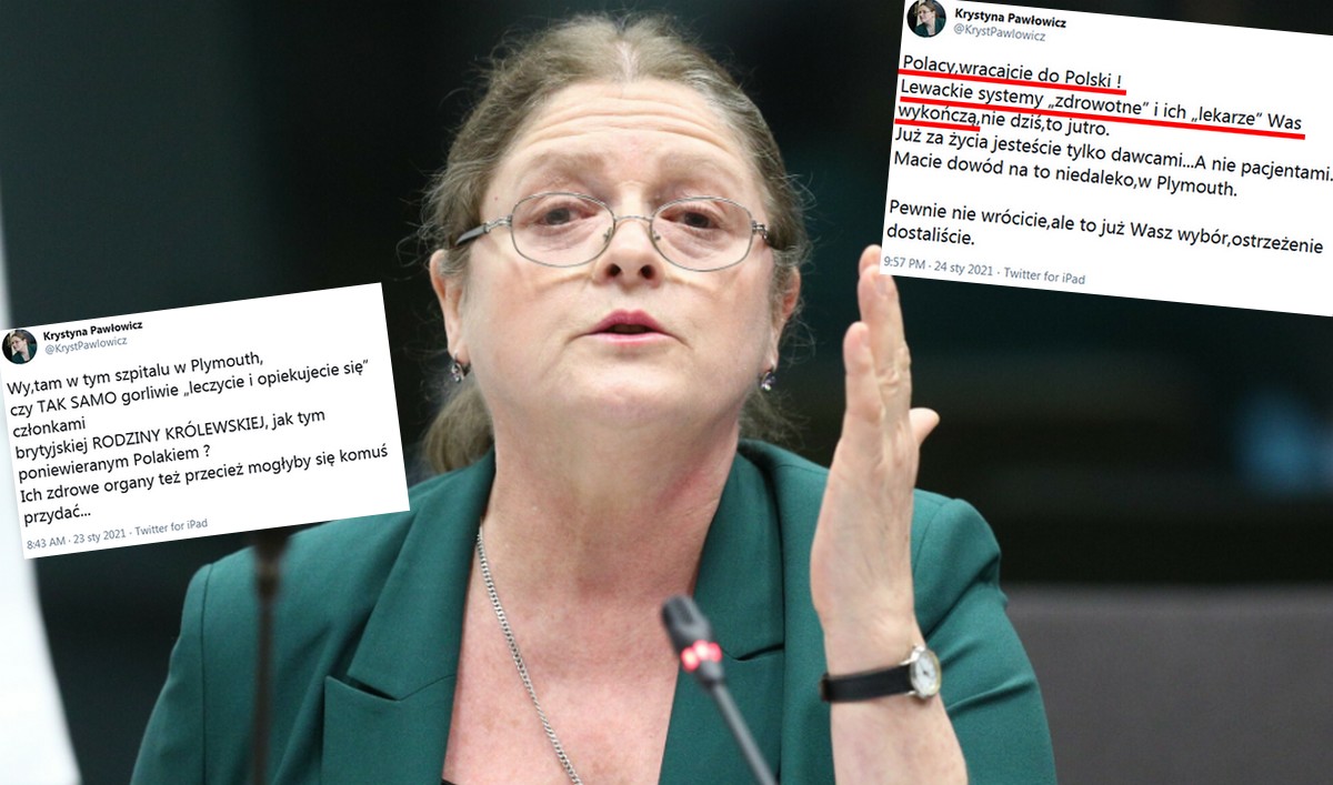 Pawłowicz apeluje do Polaków z UK, żeby wracali do Polski, bo lewackie systemy zdrowotne ich wykończą