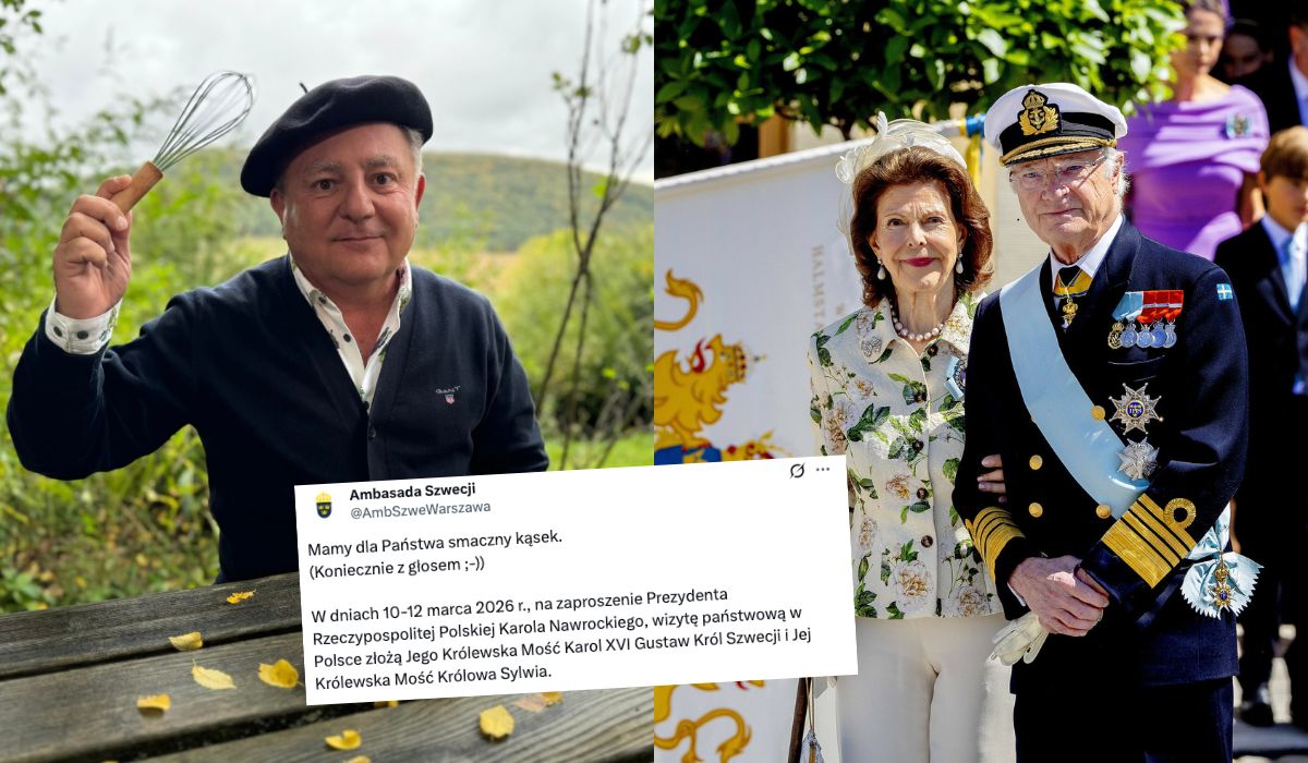 Król Gustaw i królowa Sylwia przyjadą do Polski, wizytę zapowiedział Robert Makłowicz