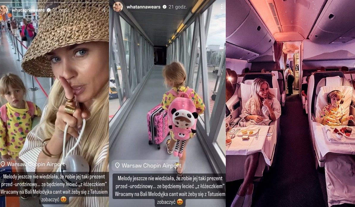 Celebrytka chwali się zapakowaniem sześcioletniej córki do klasy biznes, poleciały na Bali
