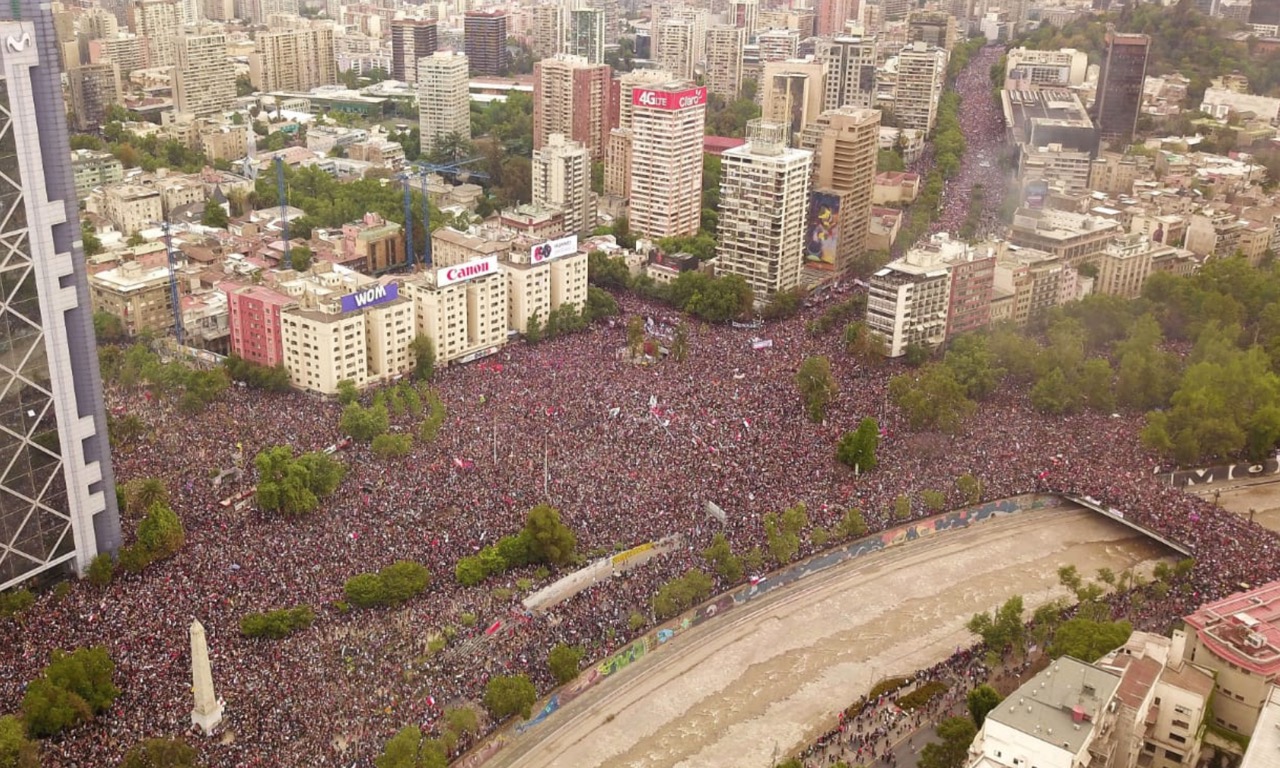 Chile: ponad milion demonstrantów na ulicach Santiago