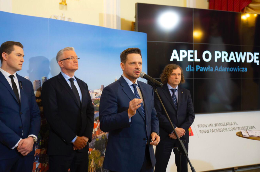 Prezydenci polskich miast podpisali apel o "prawdę dla Adamowicza"
