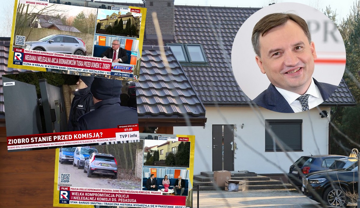 Ziobro był nieobecny w swoim domu, nie dał się doprowadzić na komisję