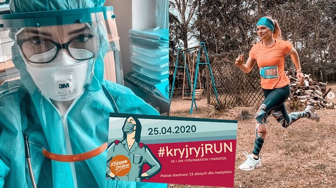 Lekarka organizuje KryjRyjRun, czyli charytatywny bieg po ogródku (swoim)