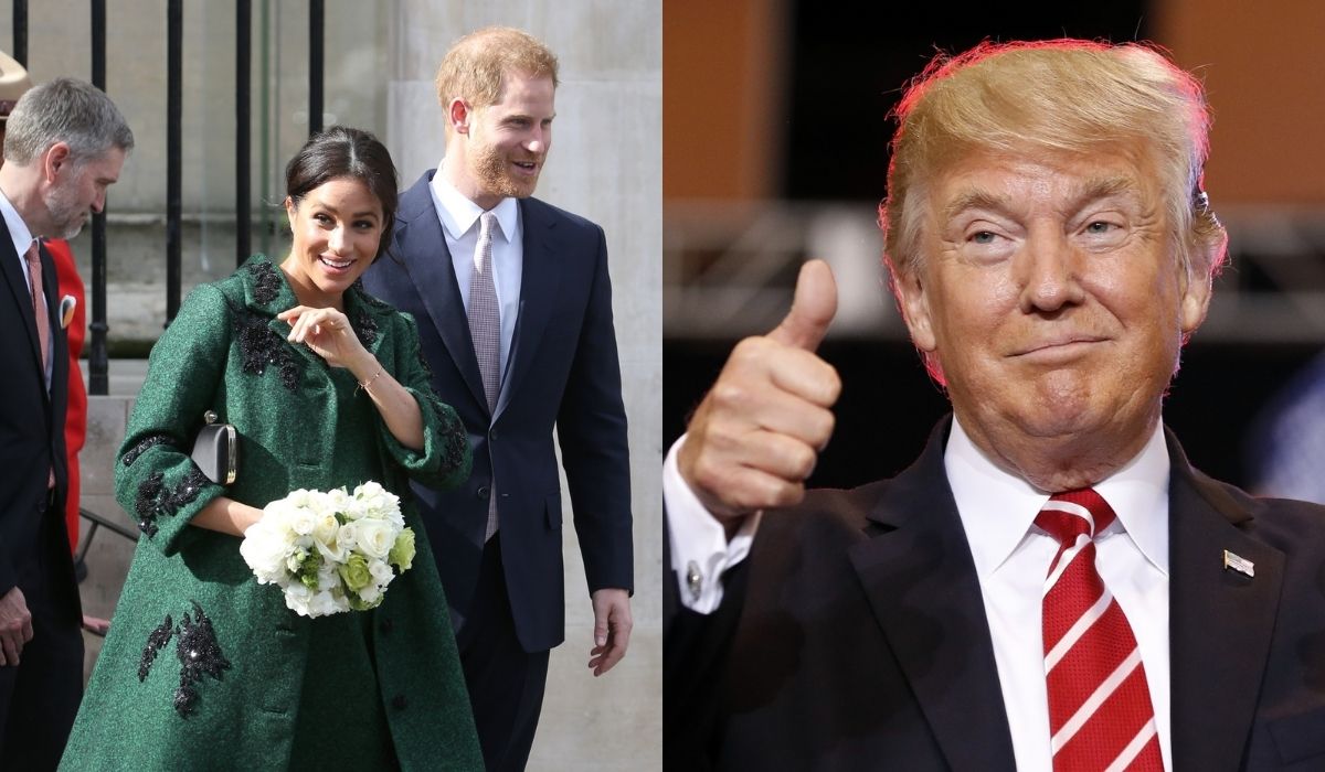 Donald Trump śmieszkuje, że wystartuje znowu na prezydenta, choćby po to, żeby pokonać Meghan Markle