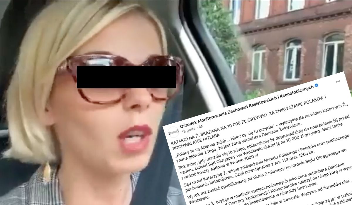 Sąd we Wrocławiu skazał Katarzynę Ż. na 10 tys. złotych grzywny za publiczne znieważenie Polaków