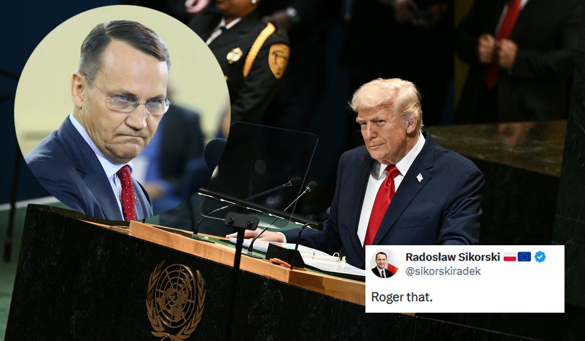 Sikorski cieplutko przyjął pozwolenie Trumpa na zestrzeliwanie rosyjskich samolotów nad Polską