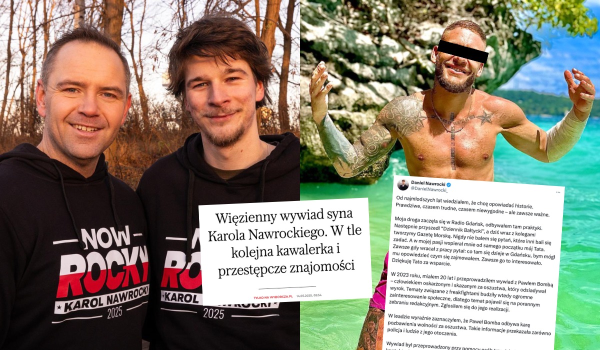 Syn Karola Nawrockiego, Daniel, odpiera zarzuty o kontakty z Pawłem B. inne niż w celach zawodowych