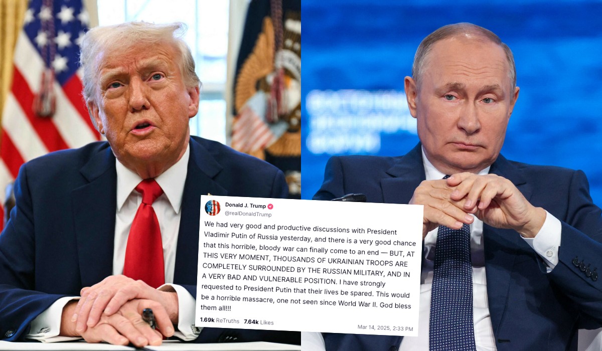 Trump chwali się świeżą rozmową z Putinem, jest szansa na przerwanie wojny