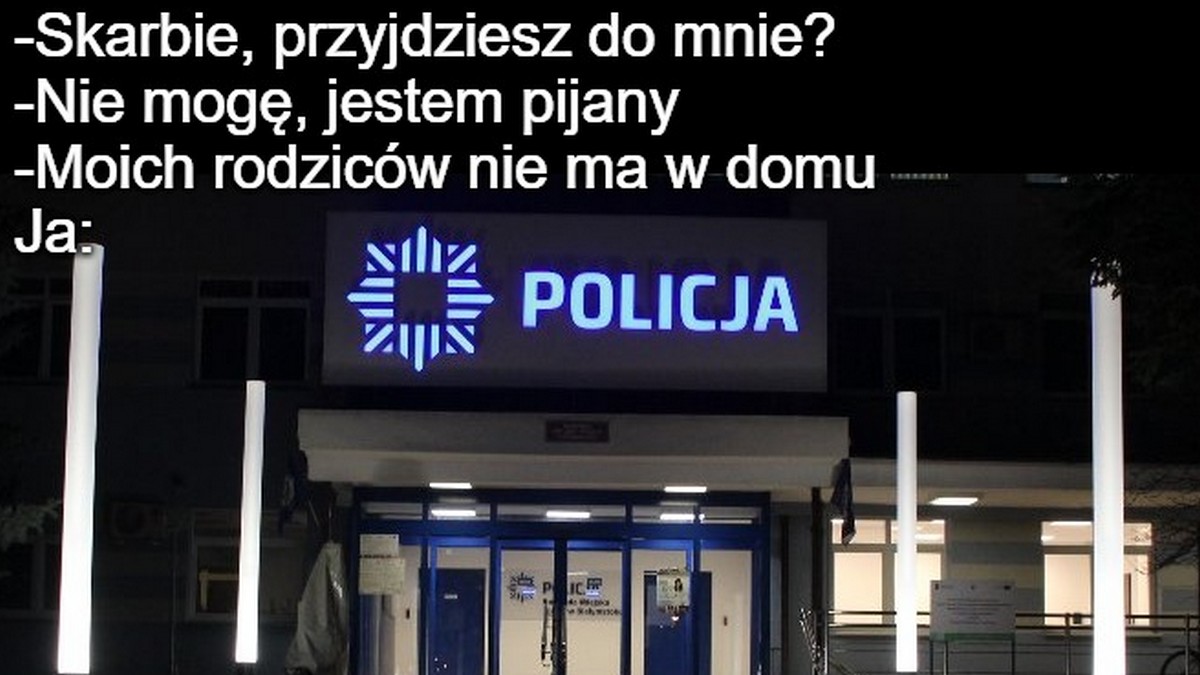 Kraków: nadurczokowany kierowca niechcący sam podjechał pod komisariat, a chciał do swojej dziewczyny