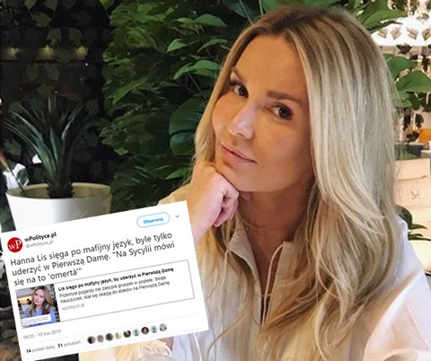 wPolityce.pl: Hanna Lis sięga po mafijny język, byle uderzyć w Pierwszą Damę