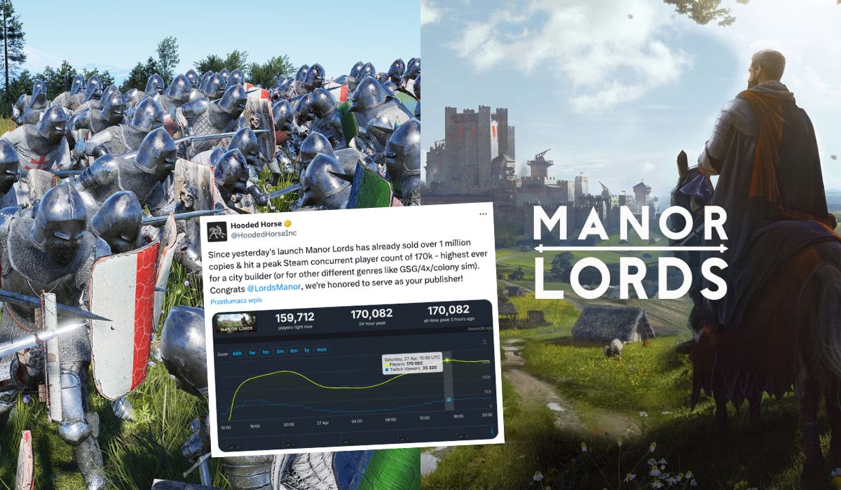 Polska gra Manor Lords okazała się sukcesem, już wyrównała rekordy Wiedźmina 3