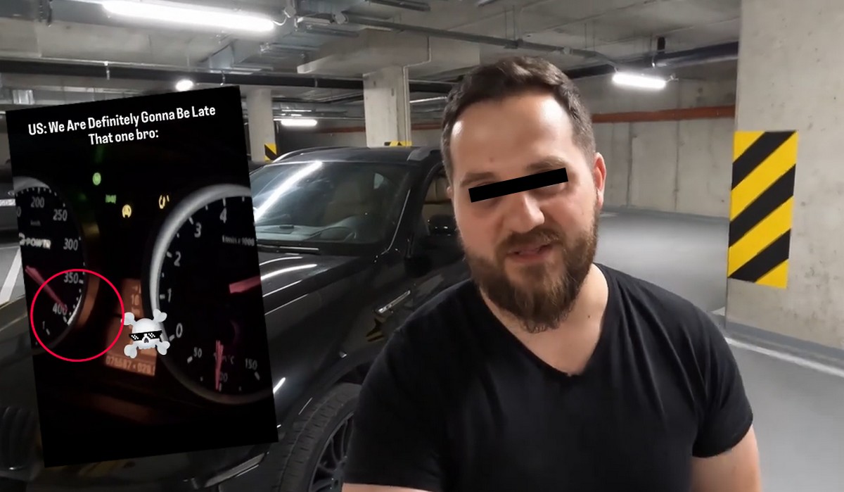 Zatrzymano dwie osoby w sprawie youtubera, który chwalił się jazdą z prędkością 390 km/h po Warszawie