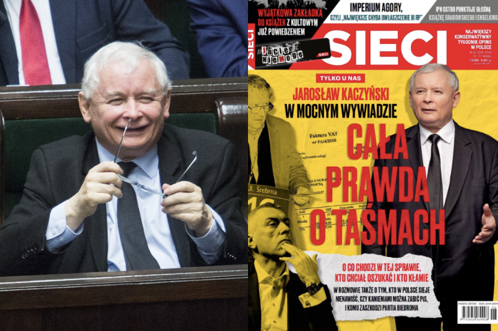 Kaczyński o taśmach: to nie jest nawet kapiszon, tam przecież nic nie ma