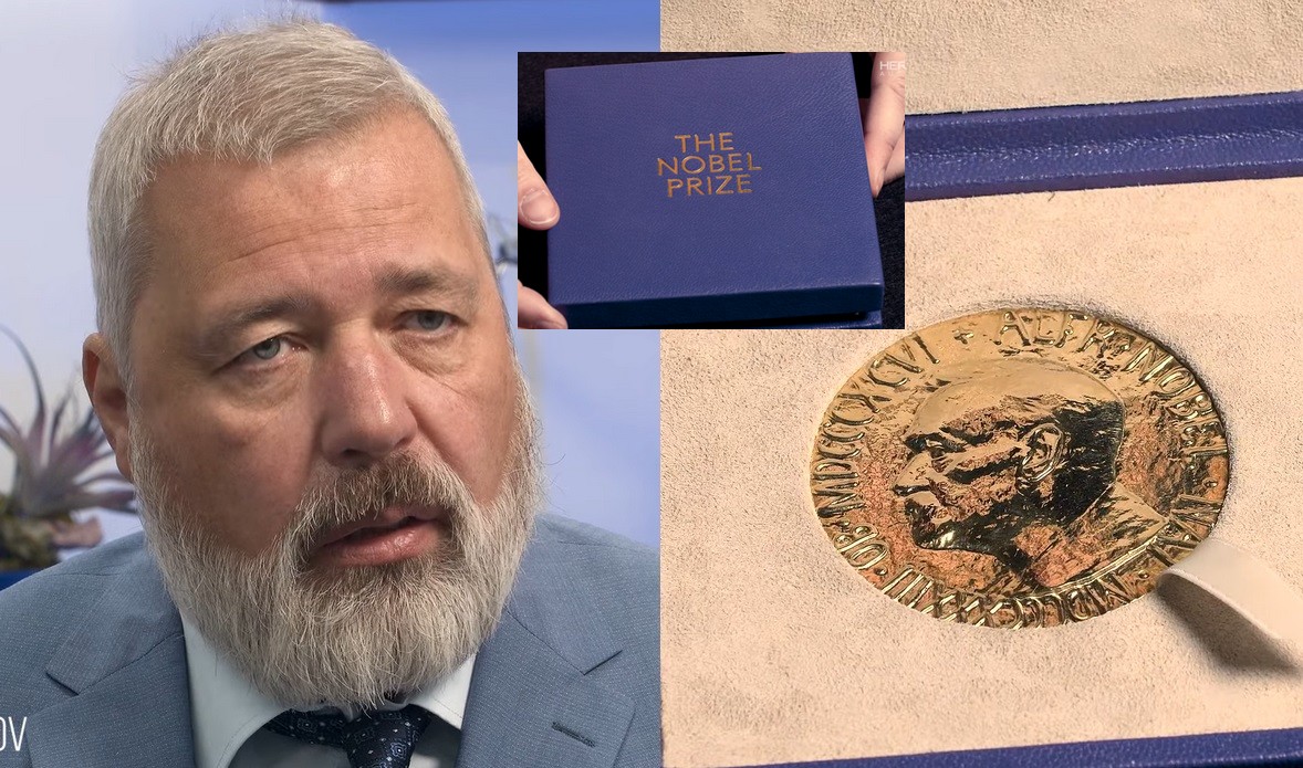 Rosyjski dziennikarz sprzedał swoją nagrodę Nobla na aukcji za 103,5 mln dolarów, pieniądze zostaną przekazane na ukraińskie dzieci