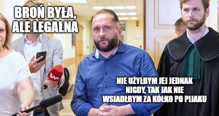 wPolityce: w samochodzie Durczoka znaleziono broń palną