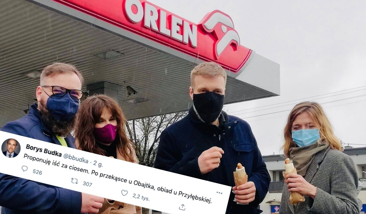 Ekipa Zandberga zrobiła zdjęcie na stacji Orlenu powodując nie lada wzburzenie i zgrzytanie Twittera