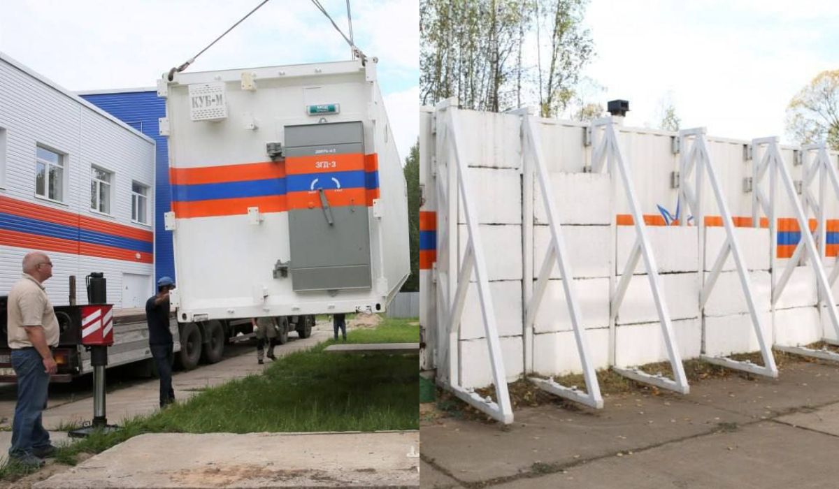 Rosja chce uruchomić masową produkcję schronów mobilnych