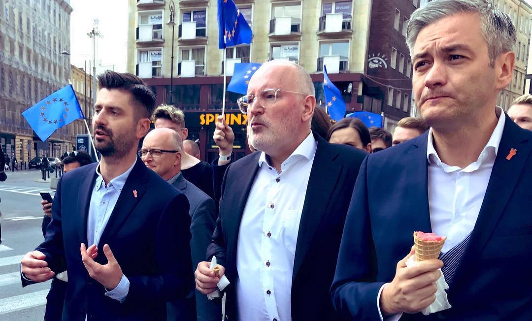 Śmiszek: chcę, żeby Robert Biedroń był w europarlamencie przez pięć lat