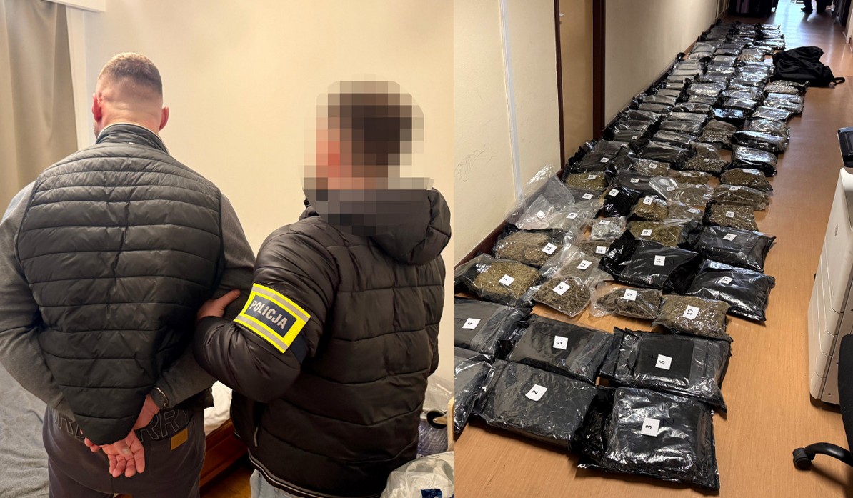 Warszawa: kibolska gwiazda zatrzymana przy magazynie pełnym zakazanych substancji wartych 10 mln zł