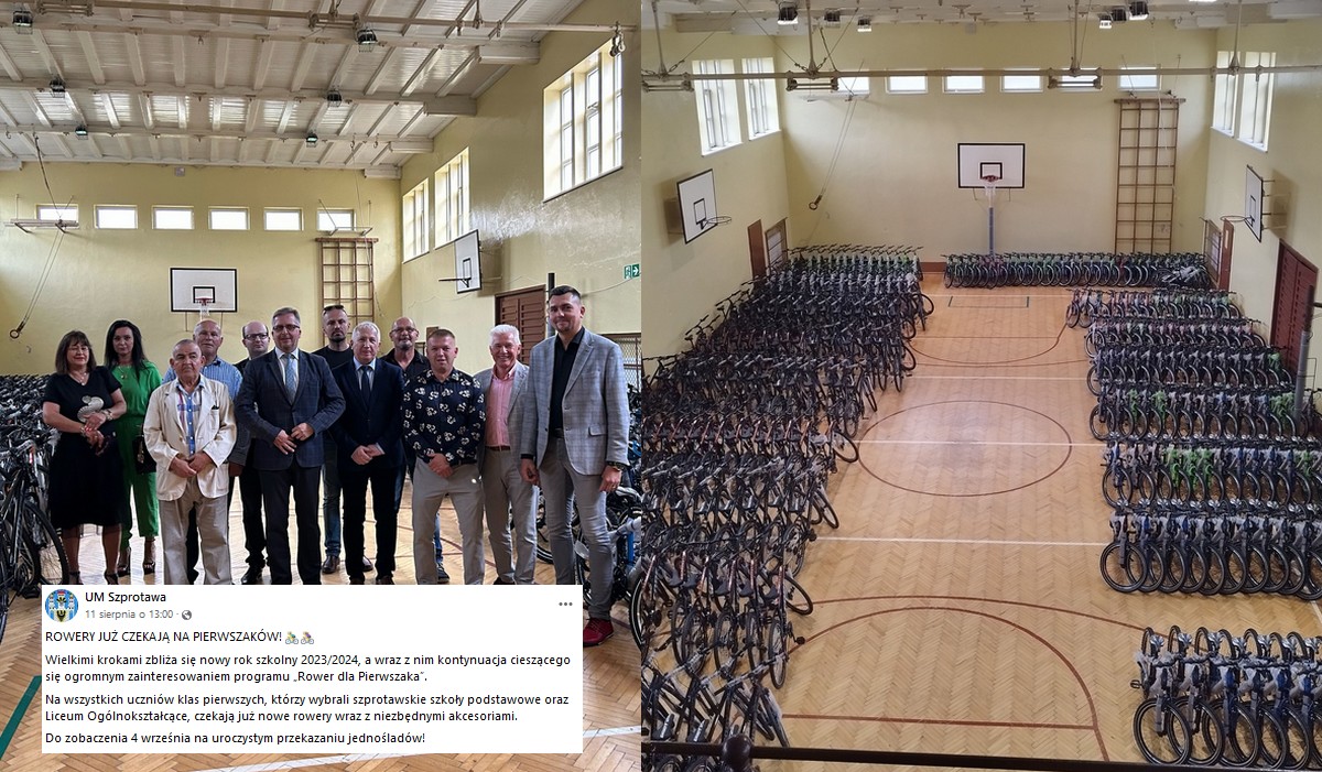 Każdy pierwszoklasista w Szprotawie otrzyma darmowy rower i to już drugi rok z rzędu