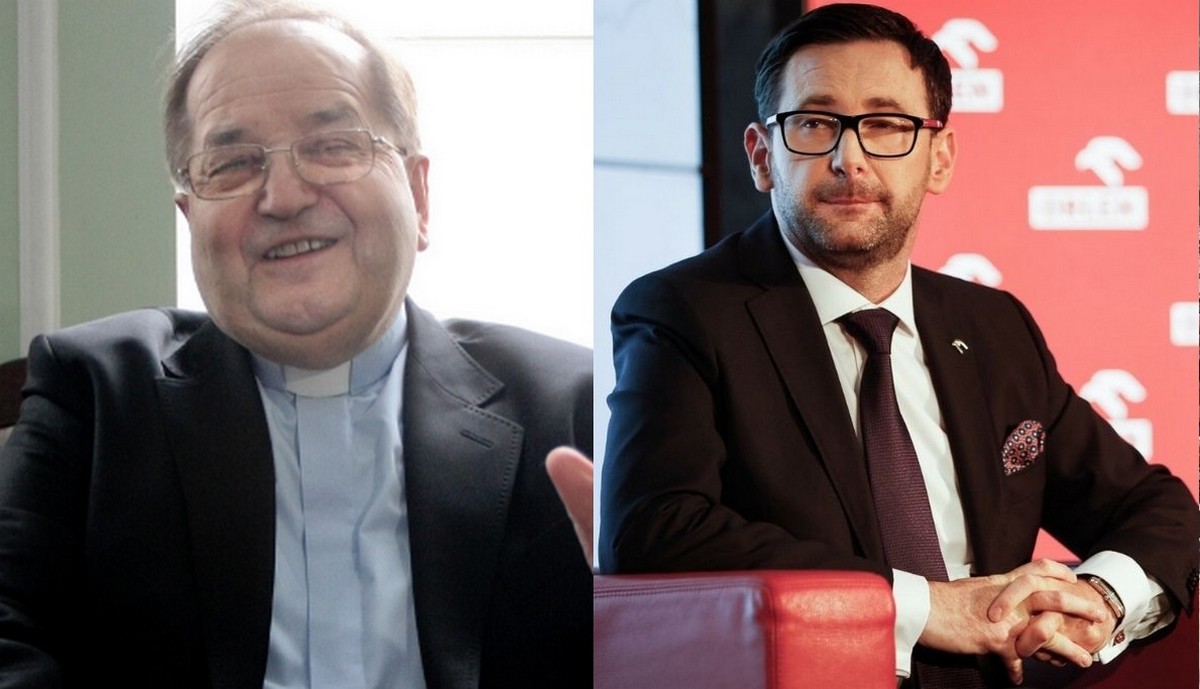 Prezes Obajtek po ojcowsku powitany w Radiu Maryja przez samego Rydzyka: "jest pan genialny"