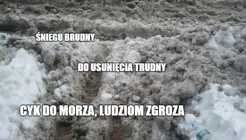 Helsinki: brudny śnieg ze śmieciami prosto z ulic trafia do morza