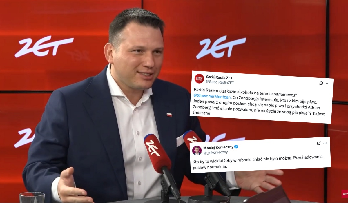 Mentzen o zakazie alkoholu w Sejmie: jeśli się zabierze tą możliwość, to już w ogóle stracimy kontakty ze sobą