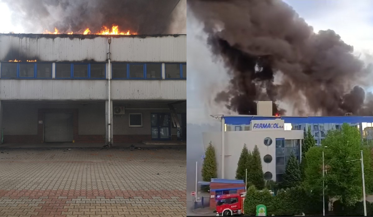 Katowice: strażacy godzinami gasili halę, w której było ponad 2000 hulajnóg elektrycznych