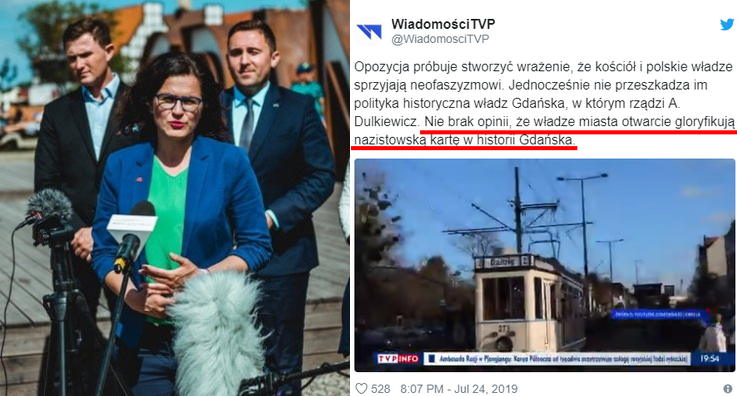 Gdańsk chce od TVP przeprosin i 100 tys. zł na WOŚP