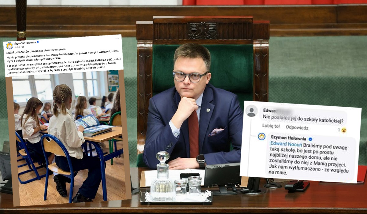 Hołownia chciał posłać córkę do katolickiej szkoły, ale ze względu na jego osobę nie została przyjęta