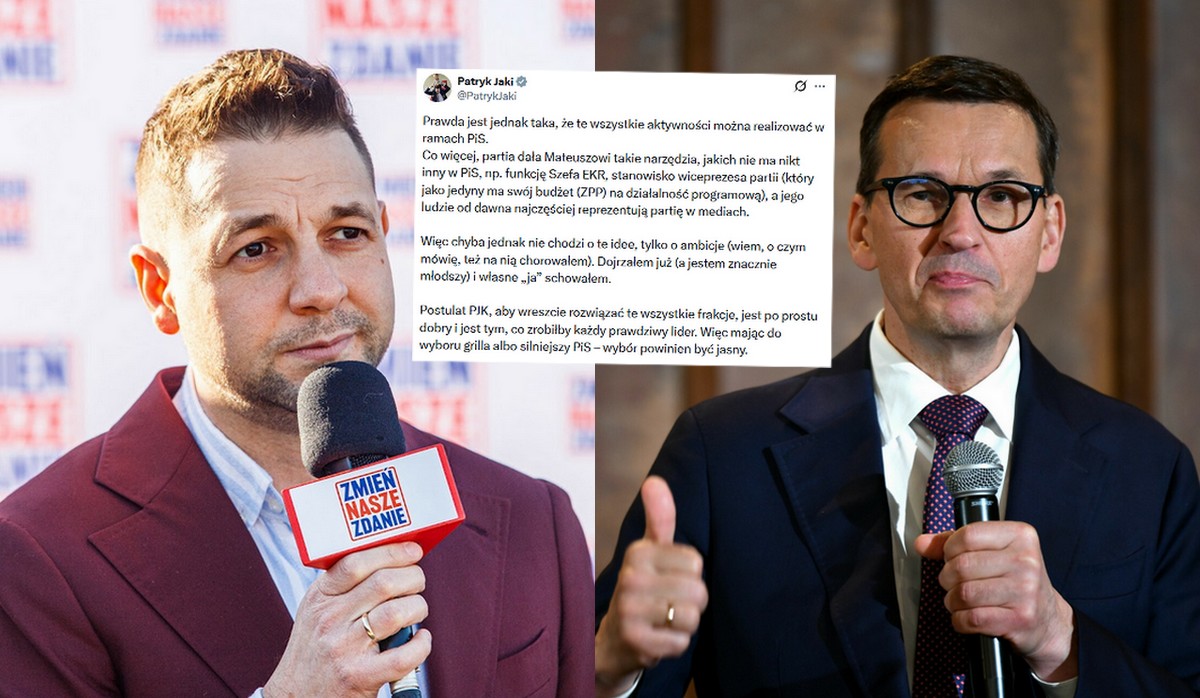 Frakcja maślarzy zaczęła szczypać Morawieckiego, Patryk Jaki mówi, że też był ambitny, ale już się wyleczył