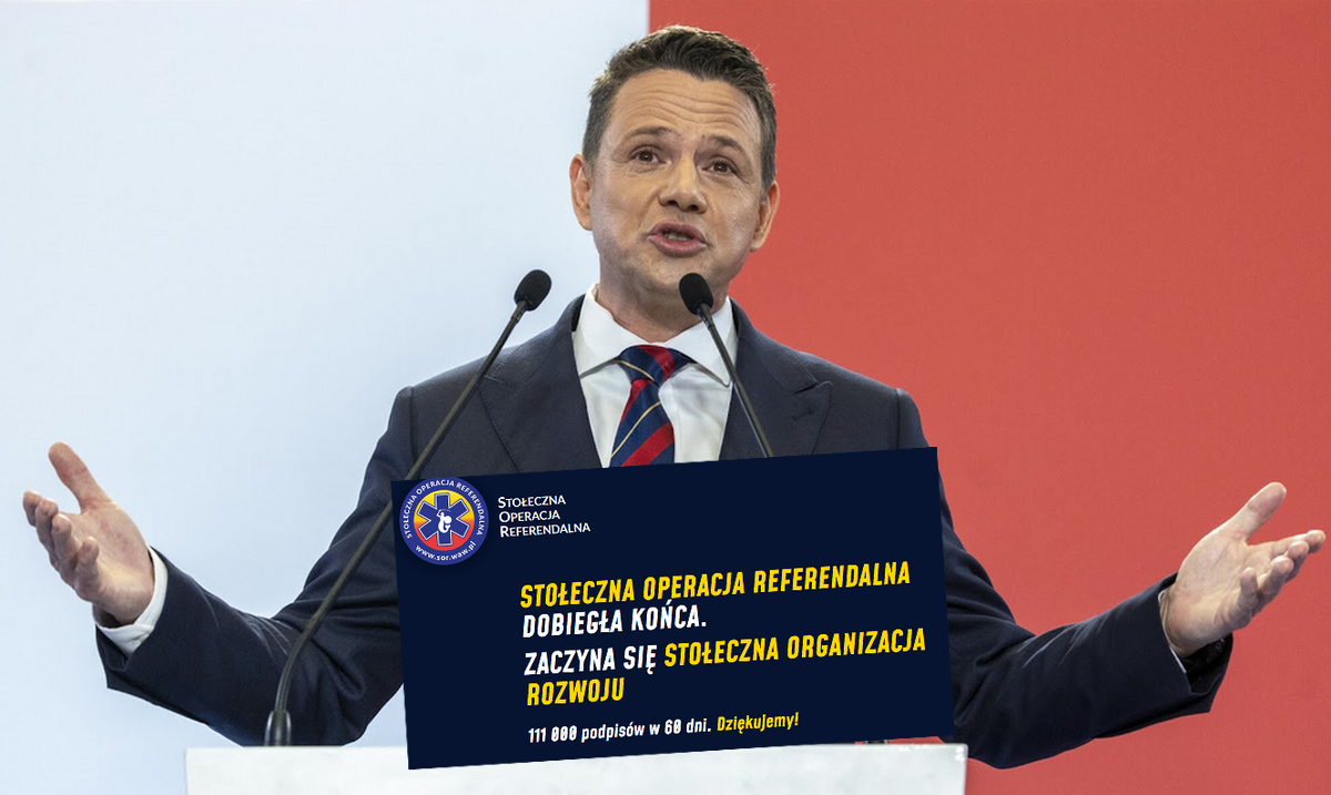 Jednak nie będzie referendum ws. odwołania Rafała Trzaskowskiego, zabrakło podpisów