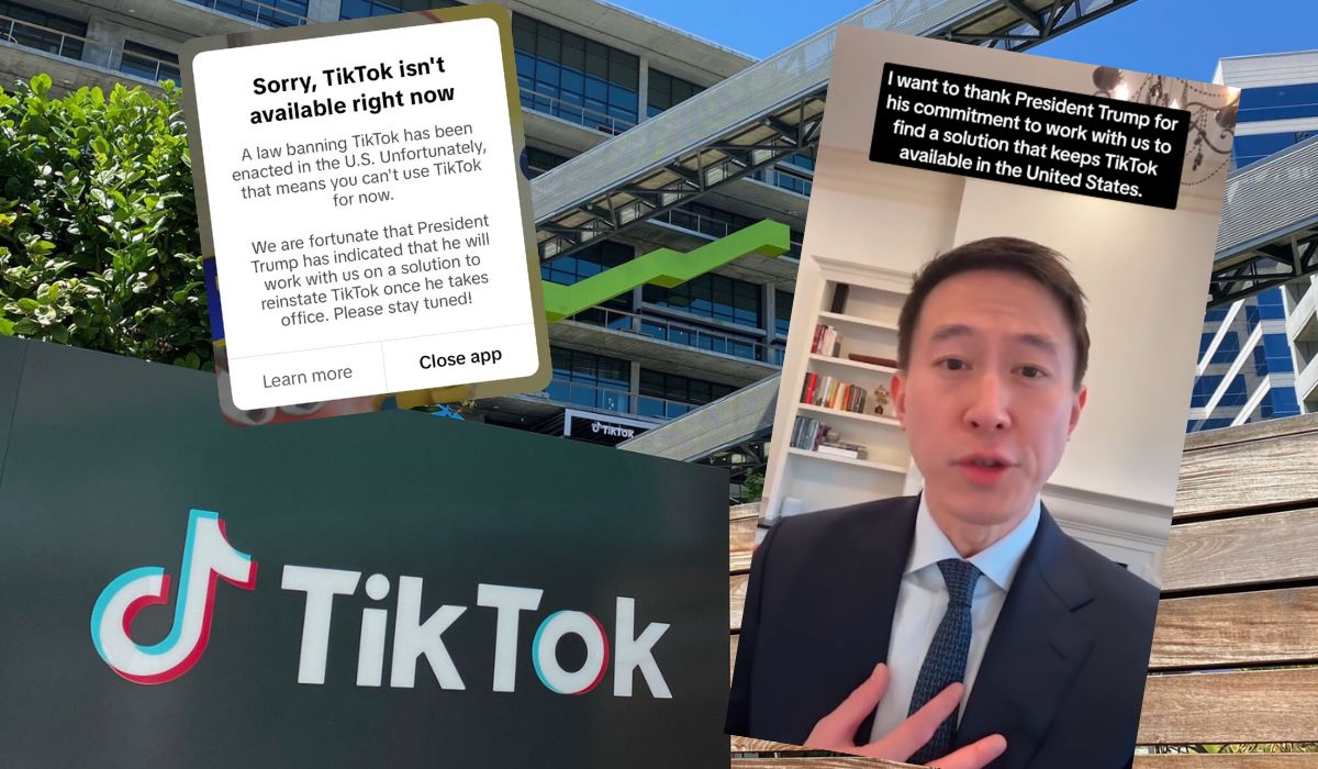 TikTok rzeczywiście przestał działać w USA, z aplikacji nie można korzystać ani jej pobrać