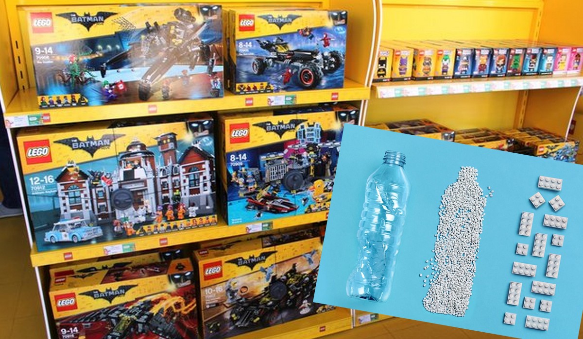 Lego zamierza produkować klocki z plastikowych butelek z recyklingu
