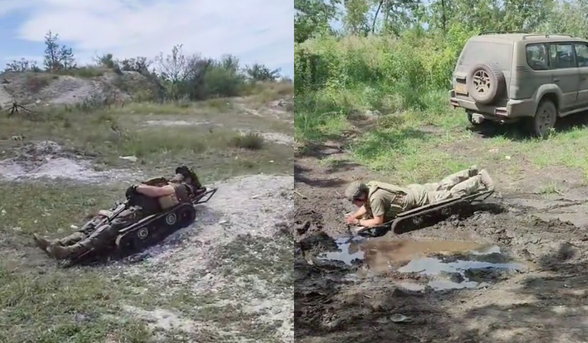 Ukraina: opracowano zdalnie sterowane nosze do ewakuowania żołnierzy