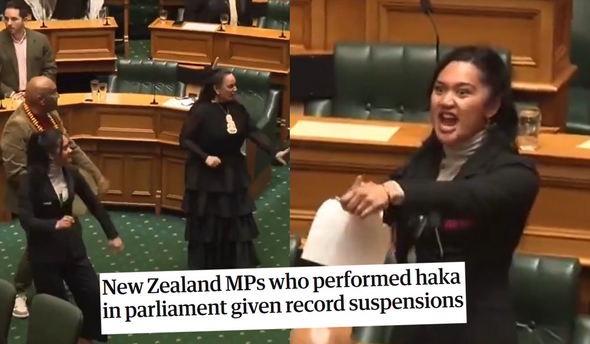 Słynna na cały świat haka w parlamencie Nowej Zelandii skończyła się poważnymi karami