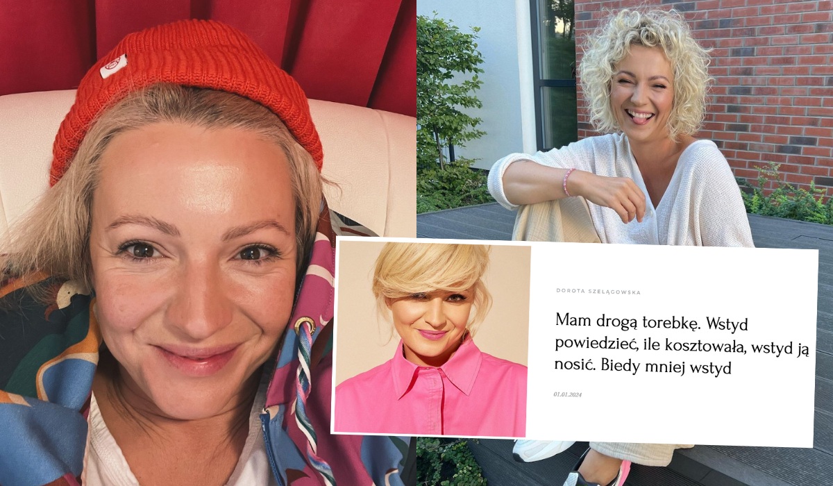 Dorota Szelągowska napisała o wstydzie związanym z posiadaniem drogiej torebki