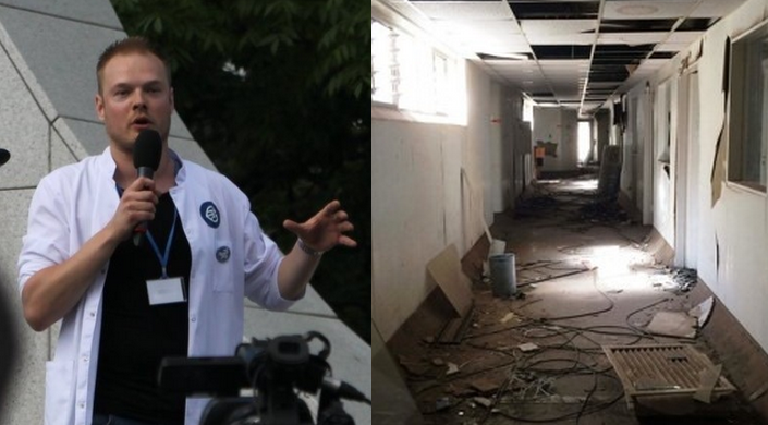 Lekarz Bartosz Fiałek: w szpitalu dramatycznie brakuje personelu, zatrudnia się pięciu kapelanów