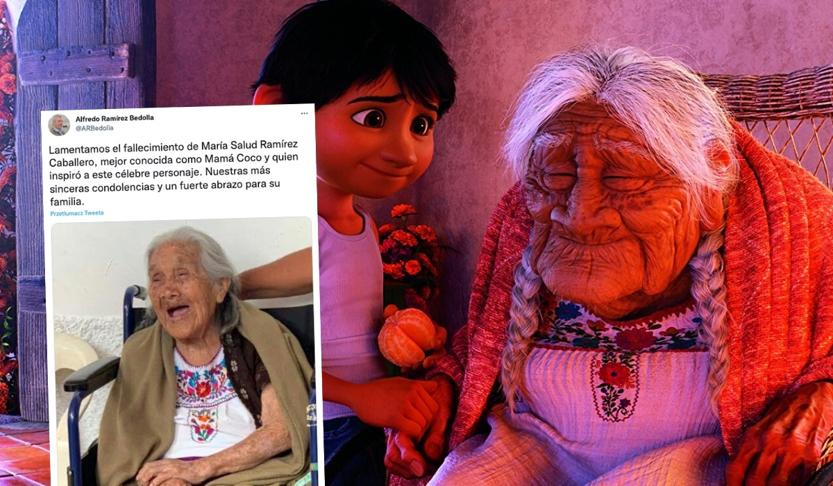 Staruszka, która była pierwowzorem babci z "Coco", zmarła w wieku 109 lat