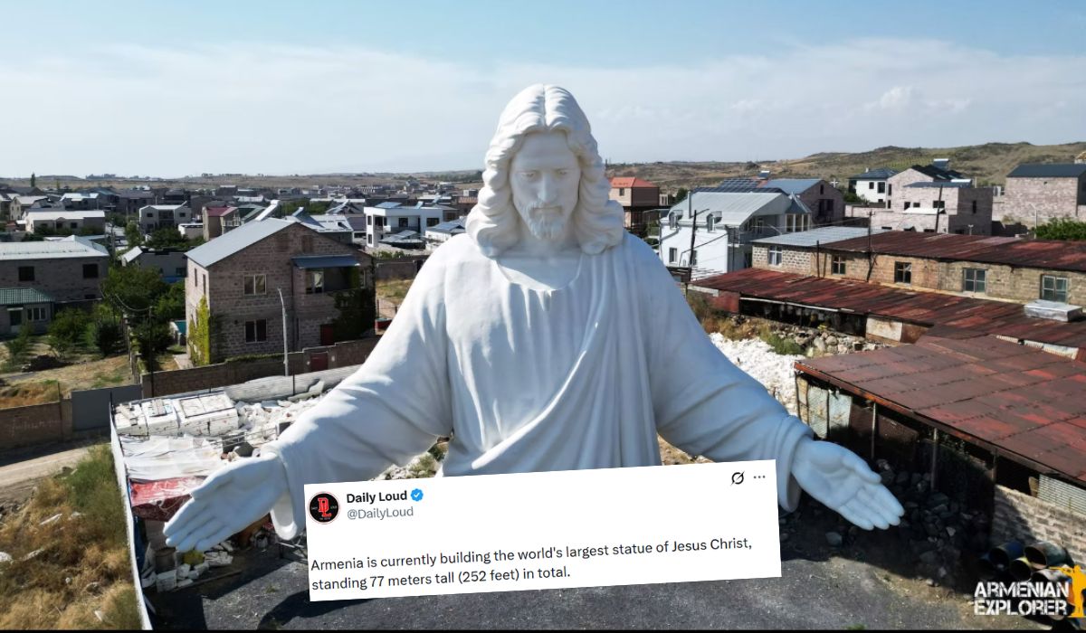 Armenia będzie miała w 2027 roku największego Jezusa, większego niż nasz w Świebodzinie