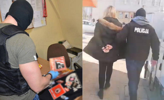 Aresztowano 3 osoby, które rozwieszały faszystowskie plakaty na wegańskich lokalach w Gdańsku