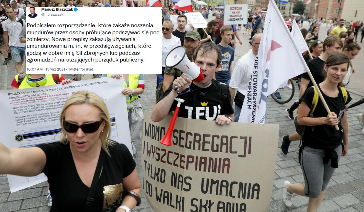 Koniec z żołnierzami-przebierańcami na demonstracjach, minister podpisał rozporządzenie