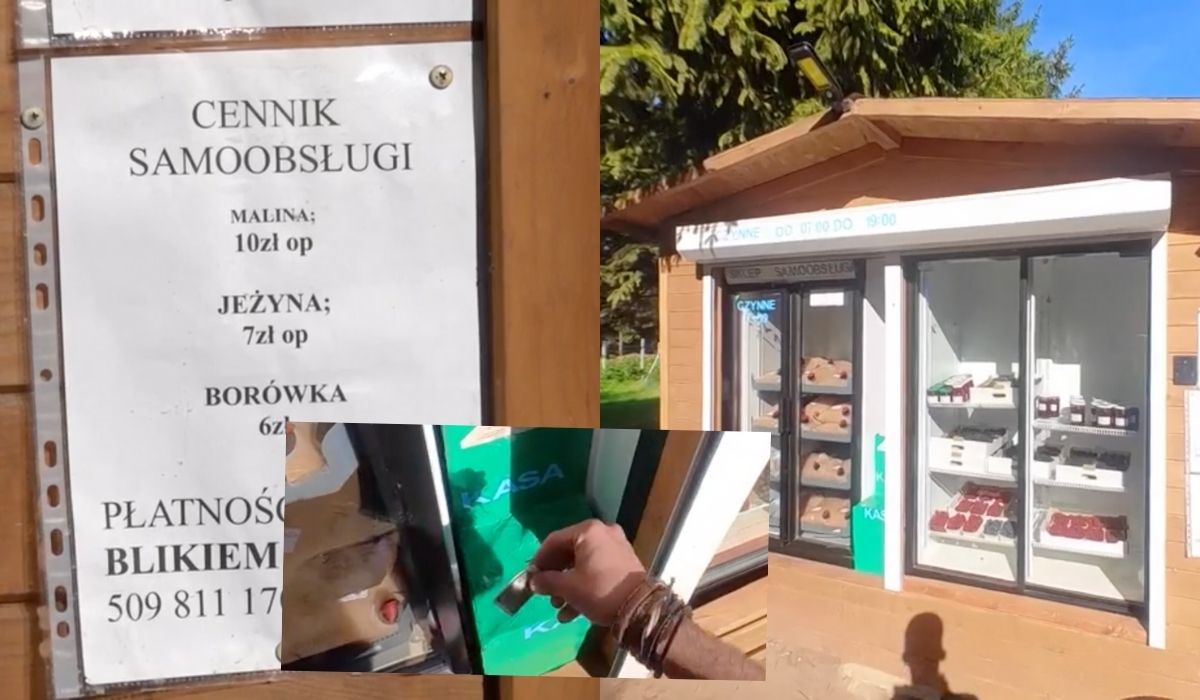 W Gdyni stoi sobie sklep z owocami bez obsługi, właściciel zakłada uczciwość kupujących i jakoś to działa 